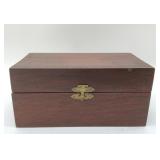 WOODEN TEA BOX 8"