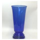 1980s TALL MICHAEL BANG COBALT BLUE VASE
