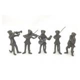 VTG 5 PIECE BRASS MONKEY ORCHESTRA FIGURINE SET