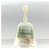 FENTON SATIN HANDPAINTED BELL ORIGINAL STICKER