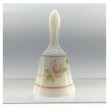 FENTON MILK GLASS CABBAGE ROSE BELL 4"