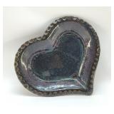 SEAGROVE, NC Oï¿½QUINN POTTERY HEART PLATE