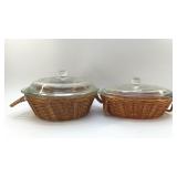 GLASBAKE CASSEROLE DISHES