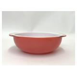 VTG PYREX PINK 2QT ROUND HANDLED CASSEROLE