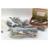 ASSORTED FLATWARE AND UTENSILS