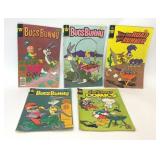 5 WHITMAN COMICS BUGS BUNNY WALT DISNEY