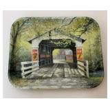 1999 COCA-COLA CROSSING THE CREEK METAL TRAY
