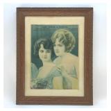 ALLEN, KEISTER, & MARSHALL 1926 FRAMED ADVERTISING