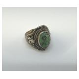 TURQUOISE RING 925 STERLING SILVER 8.75g