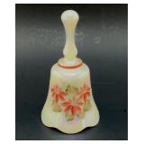 FENTON HAND PAINTED BELL 4" SIGNED