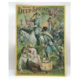 DEEP SPRING WHISKEY METAL SIGN