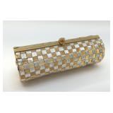 RODO ITALY BASKETWEAVE MINADIERE, EVENING BAG