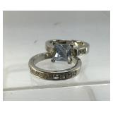 COSTUME JEWELRY WEDDING SET SZ 7
