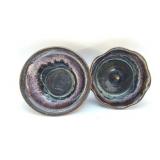 SEAGROVE NC Oï¿½QUINN POTTERY BOWL, APPLE BAKER