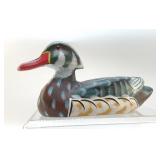 HAND CARVED WOOD DUCK DECOY 2003