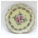 ROSES, BAVARIAN DECORATIVE PLATE