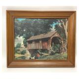 VTG PAUL DETLEFSEN A STURDY LANDMARK PRINT