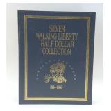 SILVER WALKING LIBERTY HALF DOLLAR COLLECTION BOOK