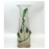 ANTIQUE KRALIK BOHEMIAN IRIDESCENT GLASS VASE