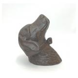CAST IRON LABRADOR RETRIEVER HEAD