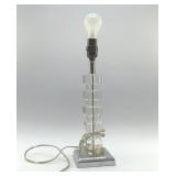 LUCITE LAMP 16"