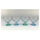 COLORED FEET ICE CREAM BOWLS 4"