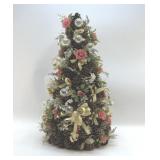DECORATED PINECONE TREE
