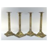 4 INTERNATIONAL SILVER CANDLESTICKS