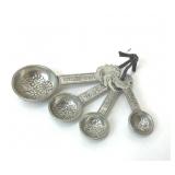 GANZ MEATAL ROOSTER MEASURING SPOON SET