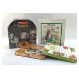 CHEESECAKE PAN, 3 COOKBOOKS