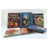 ASSORTED COOKBOOKS