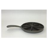 CAST IRON WEDGE CORNBREAD SKILLET