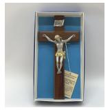 SOLID, FINE, PEWTER CRUCIFIX
