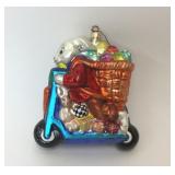 VTG CHRISTOPHER RADKO BUNNY EGGSPRESS ORNAMENT