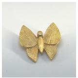 1950S TRIFARI BUTTERFLY BROOCH SIGNED