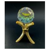 CRYSTAL PRISM SPHERE ON STAND 3.5"