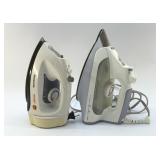 ROWENTA AND PANASONIC IRONS