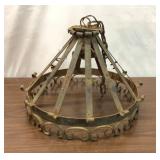 Antique rusty Wrought Iron Chandelier