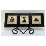 WOODEN FASHION FRENCH WALL PLAQUE