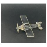 SWAROVSKI CRYSTAL AIRPLANE 2"