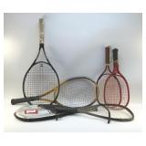 ASSORTED TENNIS AND RACQUETBALL RACKETS