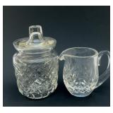WATERFORD GLENDOR JELLY JAR, LISMORE CREAMER