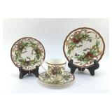 TIFFANY HOLIDAY CUP AND SAUCERS