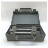 CASE WITH 2ï¿½ 5 POUND WEIGHTS