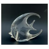 MURANO CRYSTAL ANGELFISH PAPERWEIGHT
