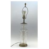 CRYSTAL TABLE LAMP 30"