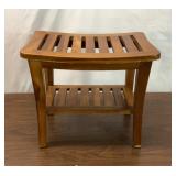 Wood spa/shower stool seat