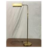 Adjustable brass floor lamp