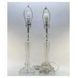 2 CRYSTAL LAMPS