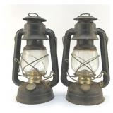 2 DIETZ LANTERNS 9"